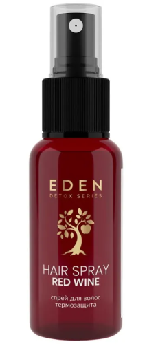 EDEN Detox Red Wine cпрей д/волос термозащита 30мл