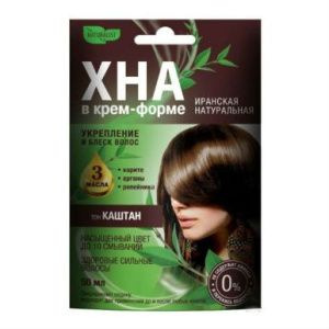NATURALIST хна д/волос в крем-форме т.каштан 50мл