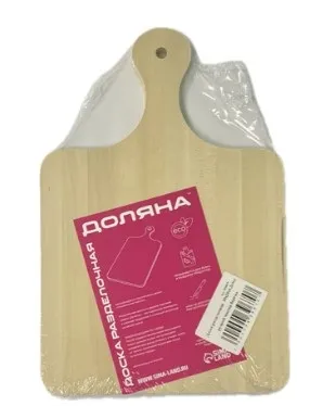 Доляна доска разделочная с ручкой 30*20*1,2см 9439670