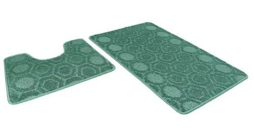 SHAHINTEX набор ковриков актив icarpet цв.зеленый 50*80см, 50*40см