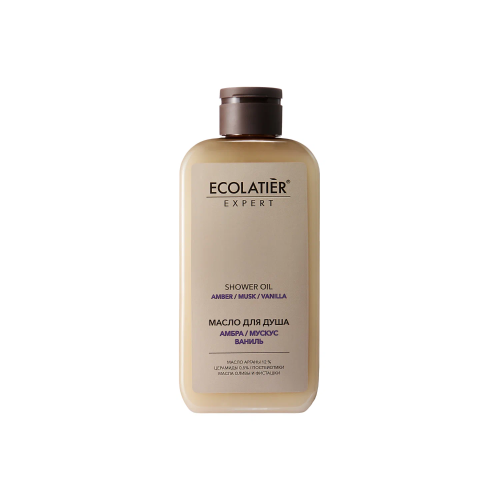 ECOLATIER Expert масло д/душа амбра мускус ваниль 300мл