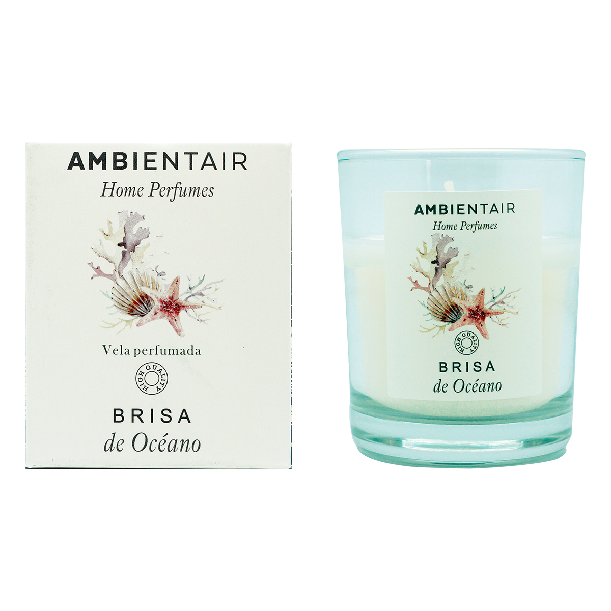 AMBIENTAIR свеча аромат. в стакане океанский бриз brisa VV001OCAP