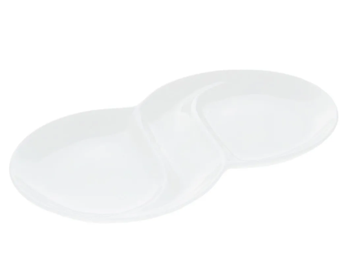 WE Менажница 2 секц. d 31.5 см. (WL-992488/A)