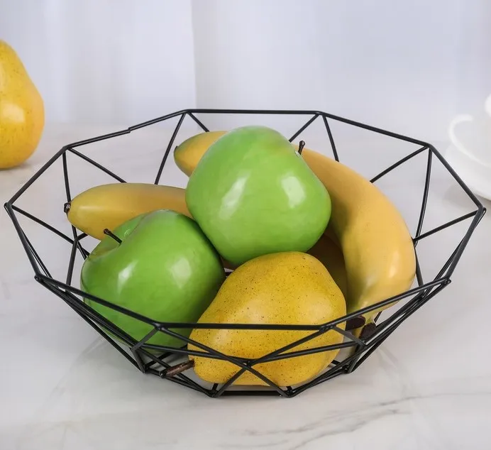 Ваза д/фруктов дизайн геометрия 26*26*8см 3944571