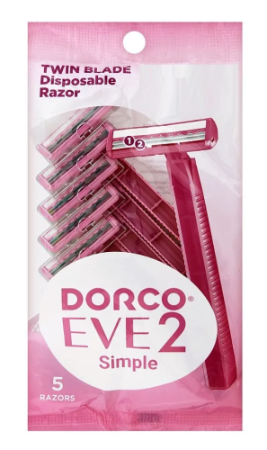 DORCO станок д/бритья одноразовый eve 2 жен. 5шт
