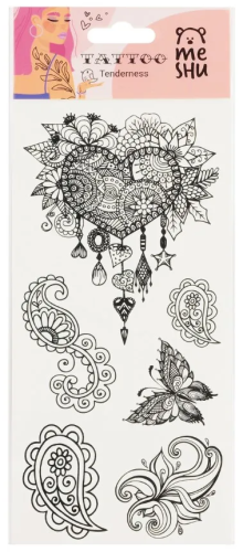 MESHU наклейка-тату tenderness 23*9см