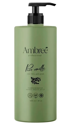 AMBREE Profesional Spa гель д/душа увлажняющий парфюмированный pure vanilla 1000мл