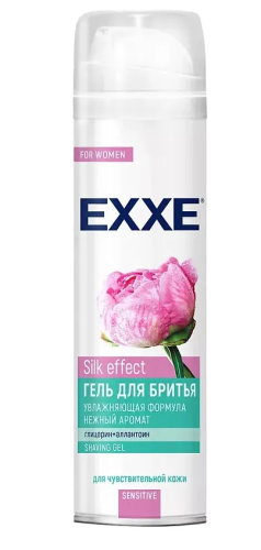 EXXE гель д/бритья жен. sensitiv silk effect 200мл