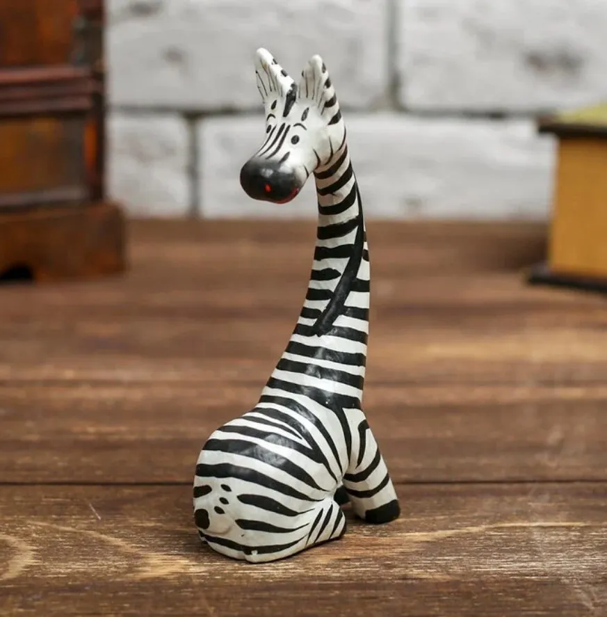 Сувенир дерево стеснительная зебра 13*5,5*3,5см 1244867