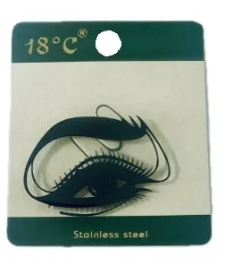 Брошь Глаз цв.черный нерж.сталь L 230693