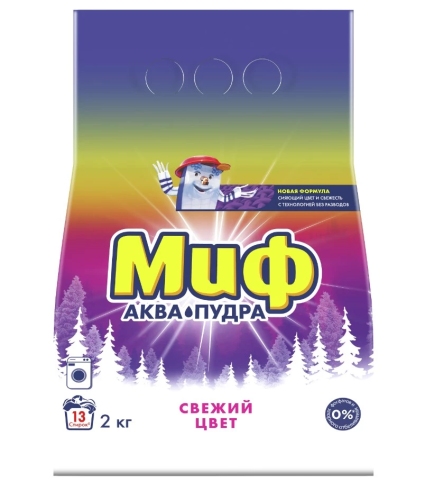 МИФ порошок стир automat свежий цвет 2000г