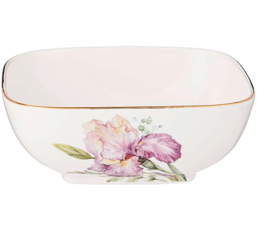 LEFARD Ирисы салатник квадратный 15*5,5см 500мл 590-348