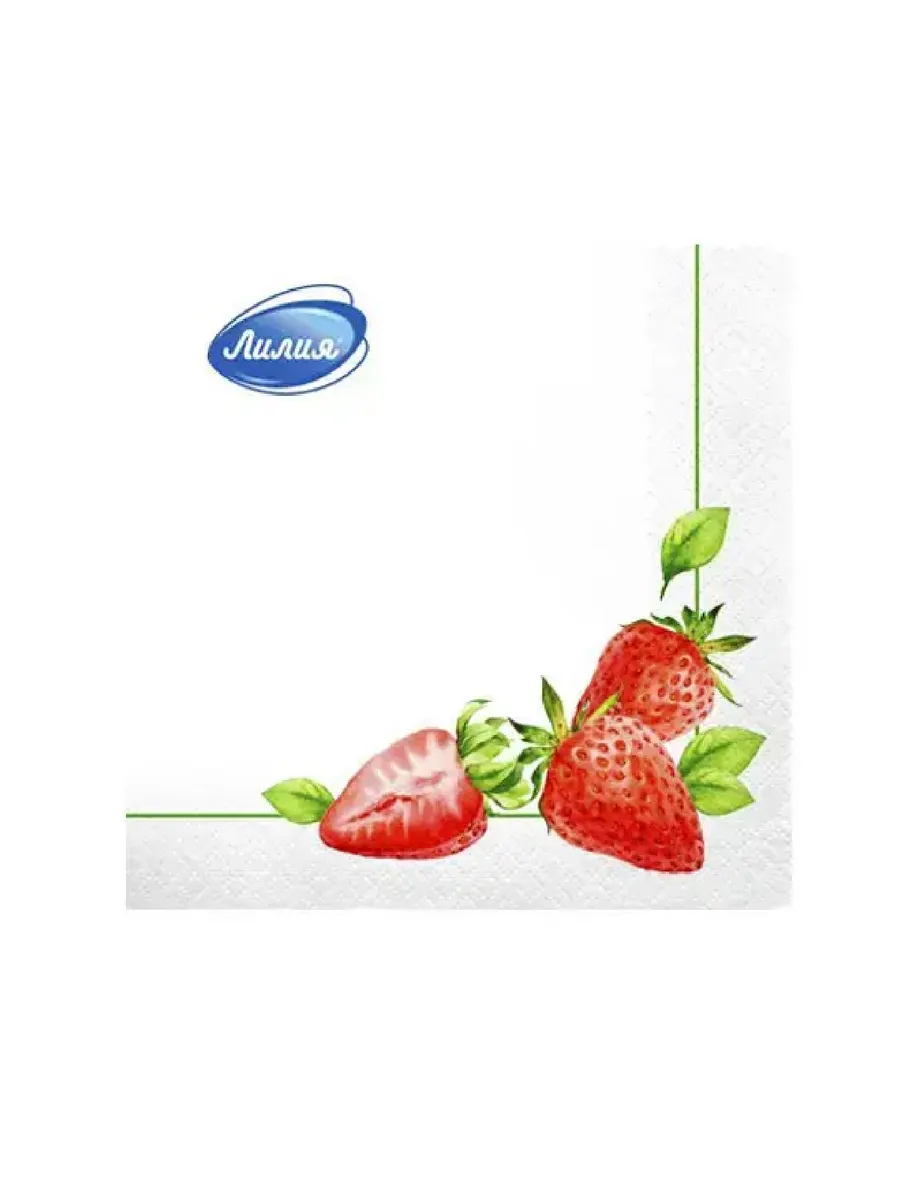 ЛИЛИЯ салфетки столовые наслаждение 2сл. 33*33см 20шт