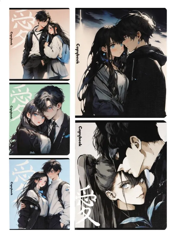 Тетрадь 48л клетка пары в стиле аниме 48-5141