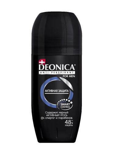 DEONICA FOR MEN антиперспирант активная защита 50мл ролл