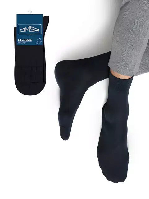 OMSA носки мужские классик 203 блу р.39-41
