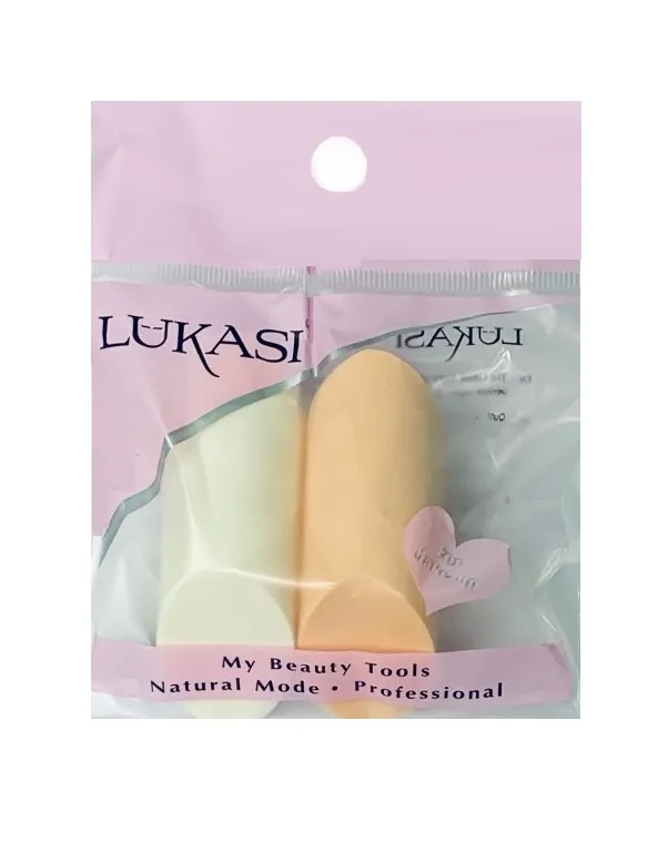 Набор спонжей для нанесения макияжа 2шт цилиндр скошенный EL231106076