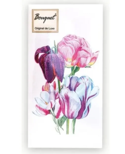 BOUQUET Original салфетки верт столовые весенний букет 2сл. 33*33см 20шт