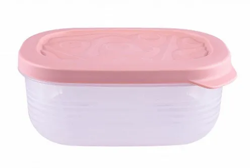 FLEXO контейнер д/продуктов прямоугольный розовый 0,65л С63992/16