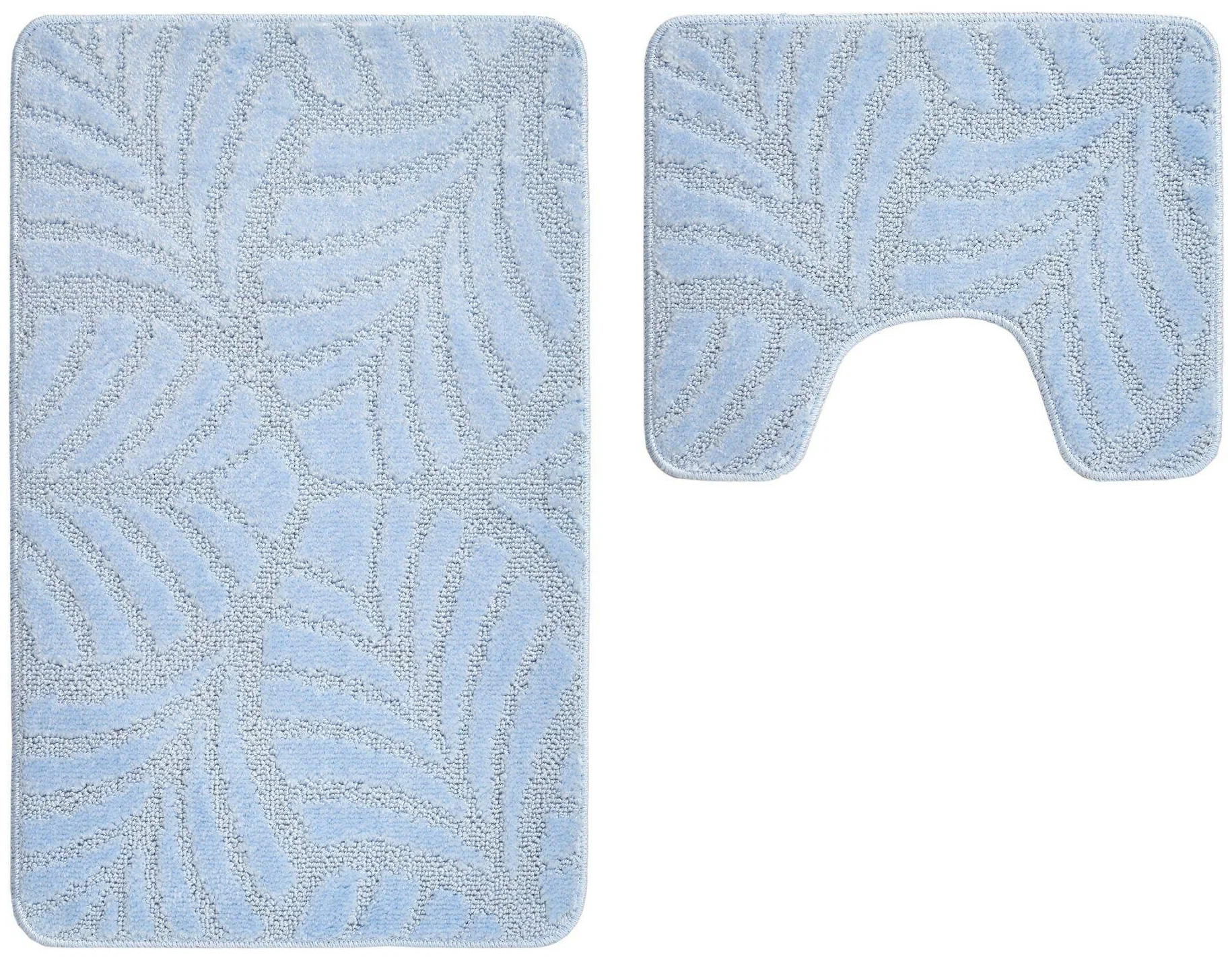 SHAHINTEX набор ковриков актив icarpet цв.голубой 50*80/50*40см 890870