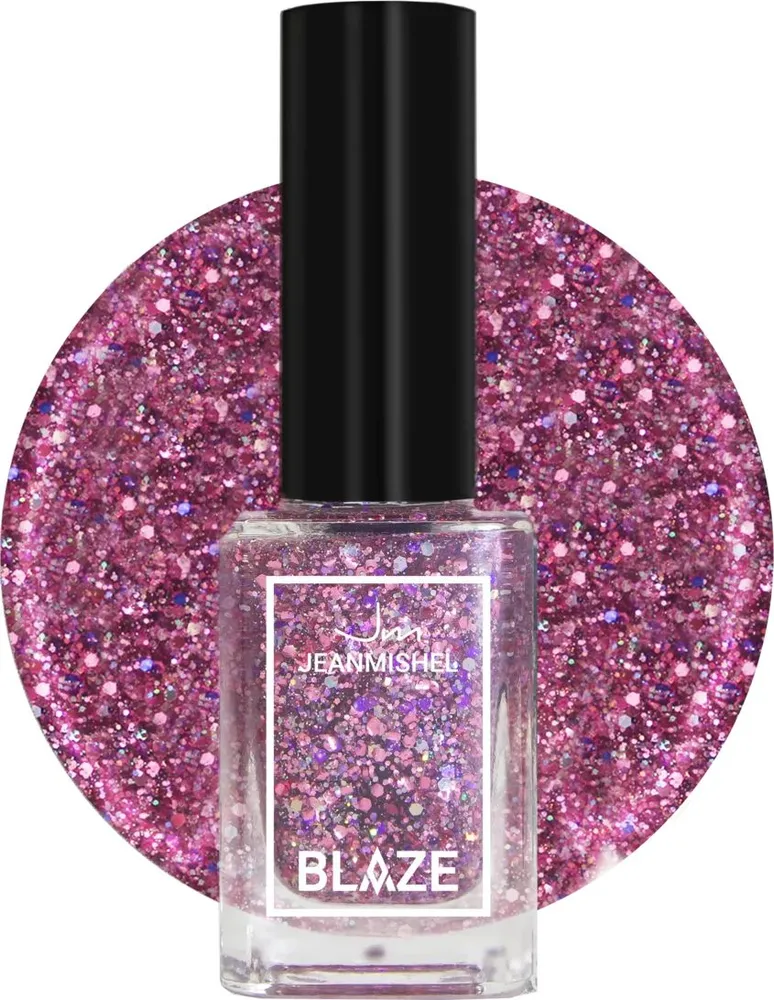 JEANMISHEL лак д/ногтей с блестками blaze тон 403 12мл