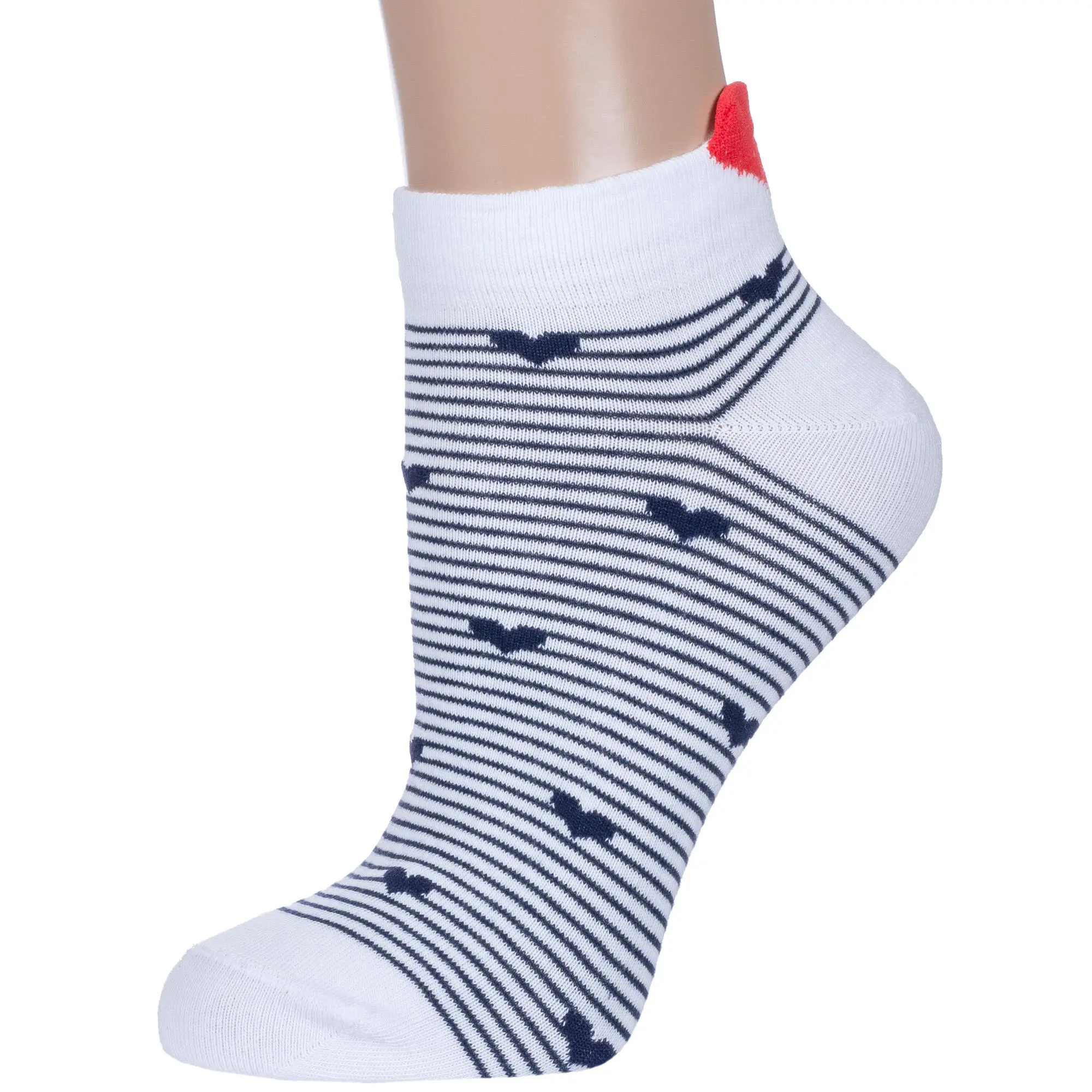 Носки женские С1201 белый р.23-25