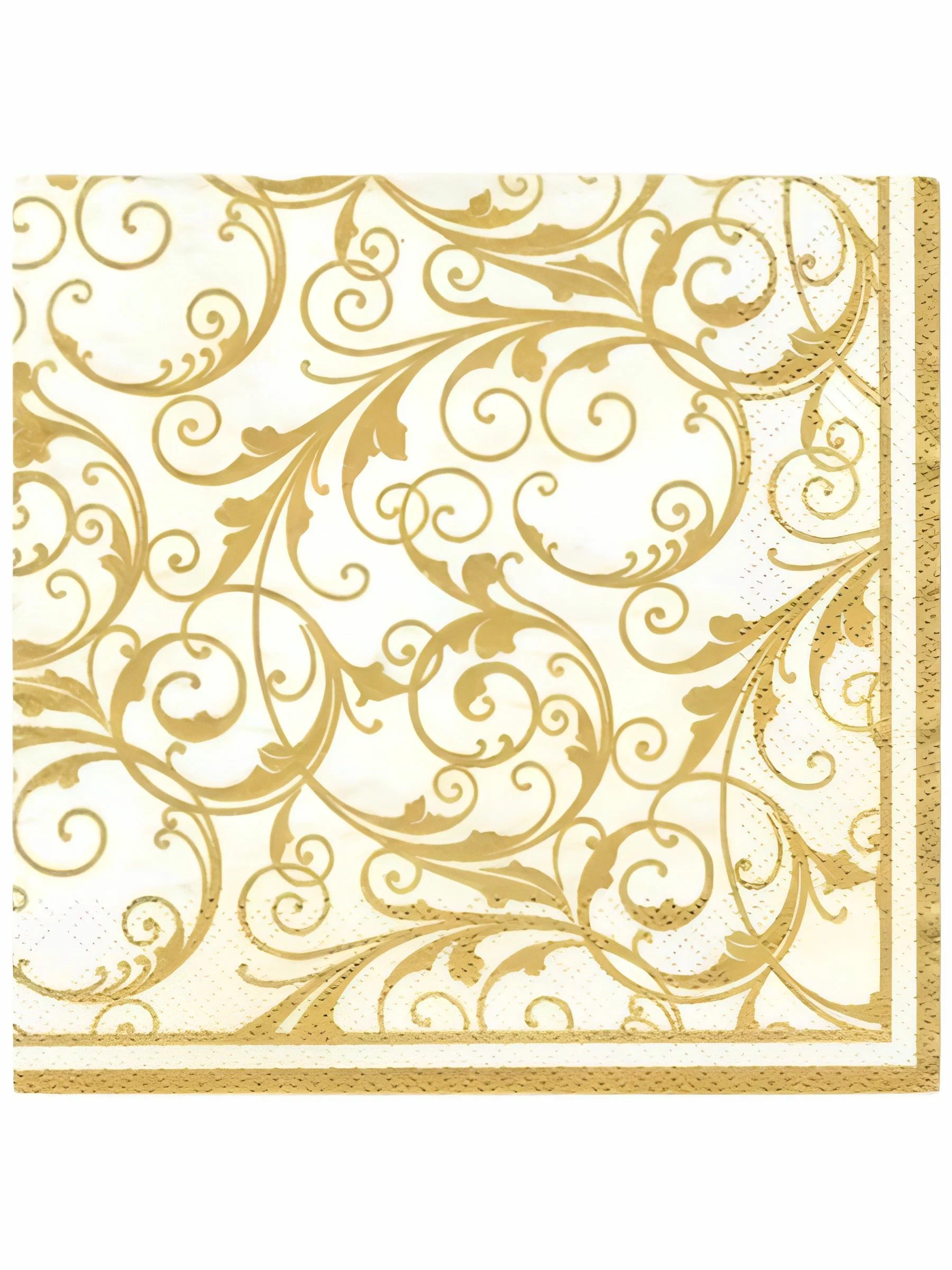 BOUQUET салфетки столовые очарование на белом 3сл. 33*33см 20шт