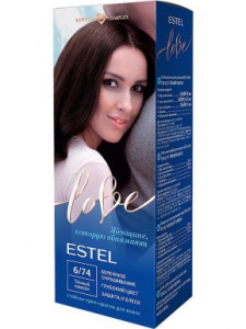 ESTEL LOVE крем-краска д/волос т.6.74 т.каштан в4704