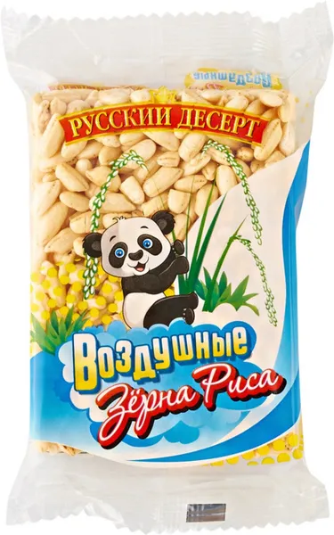 РУССКИЙ ДЕСЕРТ зерна риса воздушные в сахарном сиропе панда 30г
