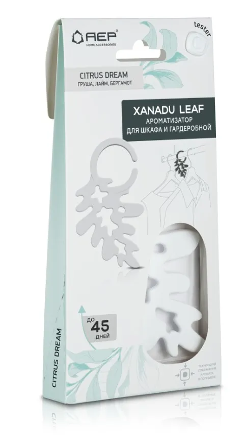 АЕР Xanadu Leaf ароматизатор д/шкафа и гардеробной citrus dream