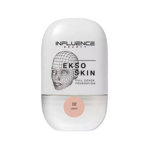 INFLUENCE BEAUTY основа тональная с высокой степенью покрытия ekso skin т.02