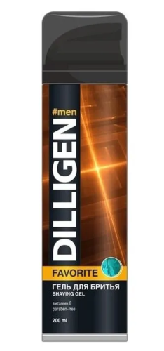 DILLIGEN гель д/бритья мужской favorite 200мл