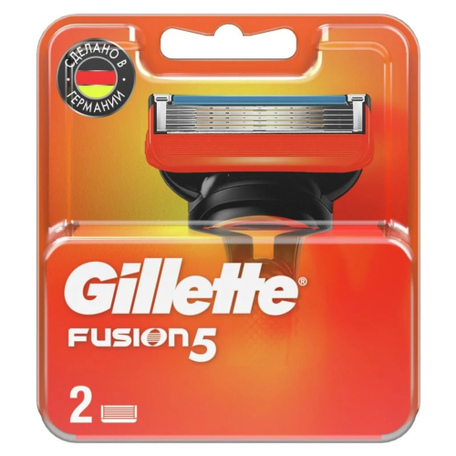 GILLETTE Fusion кассеты сменные д/бритья муж. 2шт 842/113/090