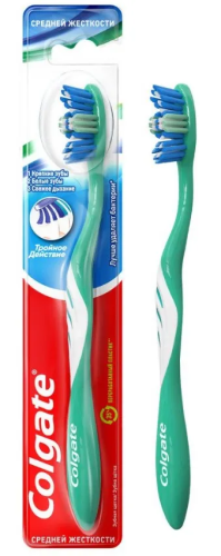 COLGATE щетка зубная тройное действие ср.жесткости FCN21589