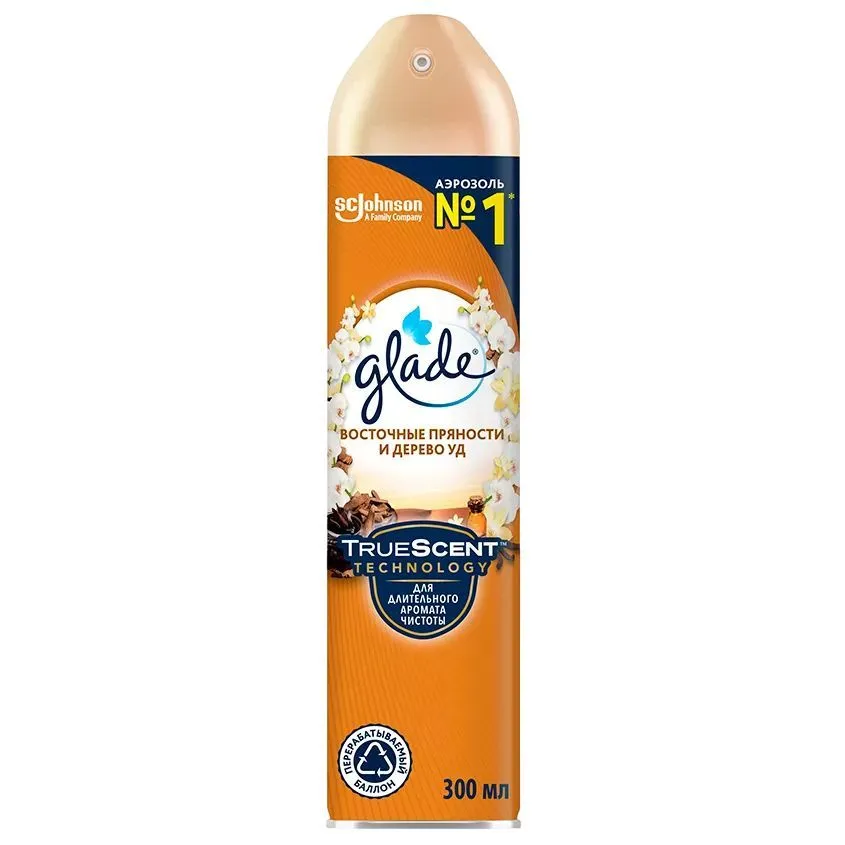 GLADE освежитель воздуха восточные пряности и дерево 300мл (12)