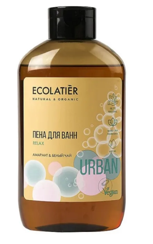 ECOLATIER Urban пена д/ванн амарант и белый чай 600мл