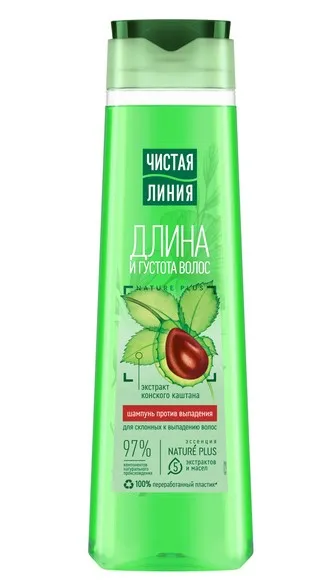 ЧИСТАЯ ЛИНИЯ шампунь д/волос против выпадения 400мл                                                