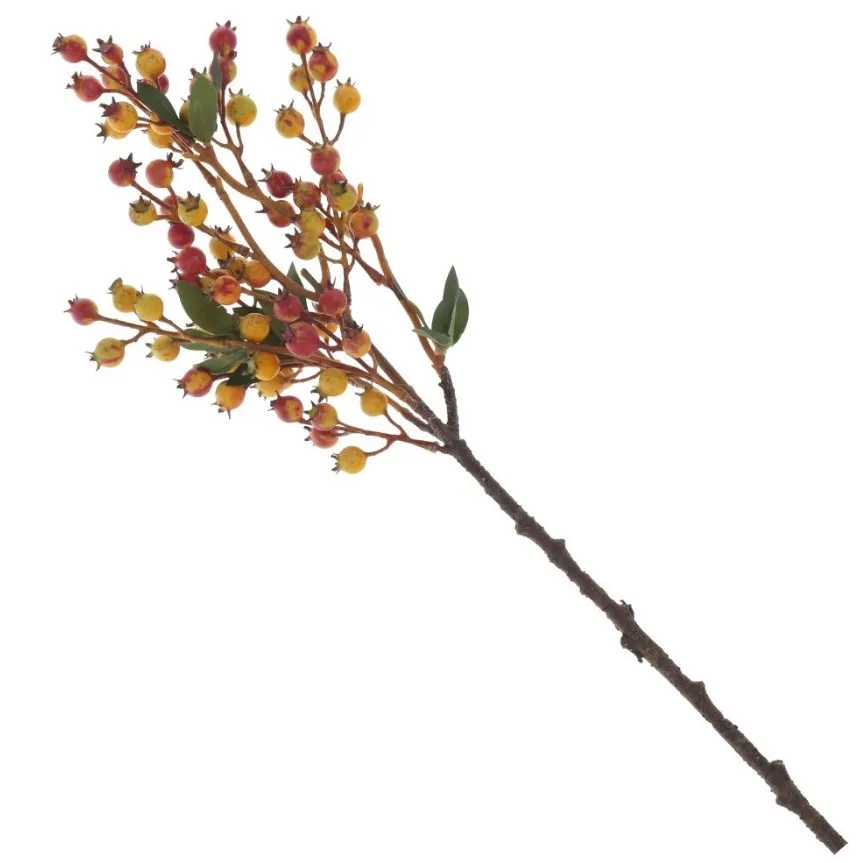 Ветка искусственная боярышник 55см 795138