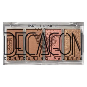 INFLUENCE BEAUTY палетка контуринга golden degagon со схемой золотого сечения