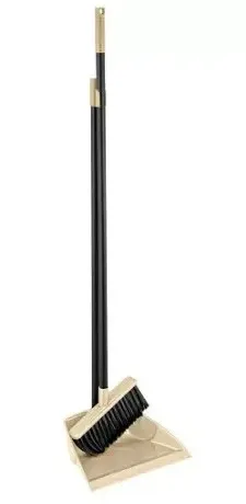 IDILAND набор д/уборки ленивка malta щетка д/пола, совок бежевый 221210727/04 SV3033