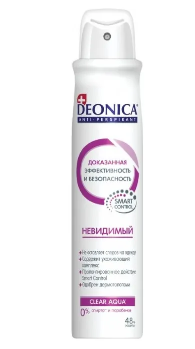 DEONICA антиперспирант жен. невидимый 200мл спрей