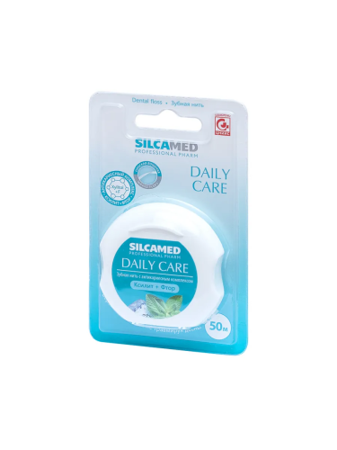 SILCAMED Professional Pharm Daily care нить зубная 50м