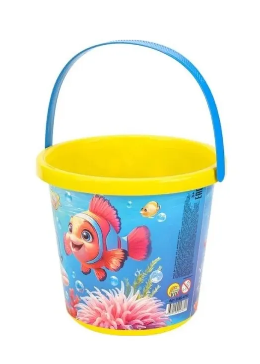 Ведро №8 морские жители 0,85л НАБ-4782