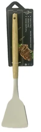 KITCHEN Лопатка кулинарная силикон цв.белый ED25211