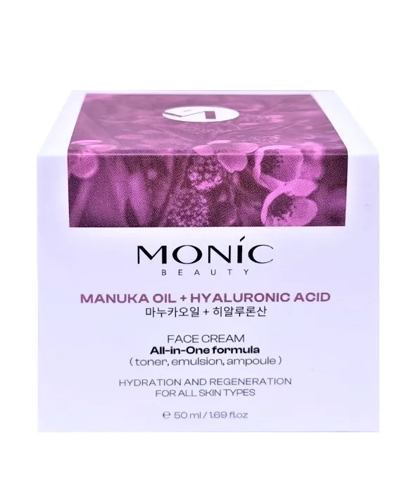 MONIC BEAUTY крем д/лица универсальный на 30 дней с маслом мануки и маслом жожоба 50мл