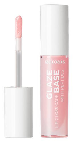 RELOUIS блеск-уход д/губ с пептидами glaze base, тон 01