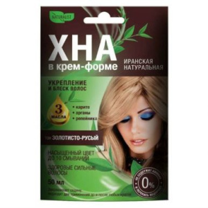 NATURALIST хна д/волос в крем-форме т.золотисто-русый 50мл