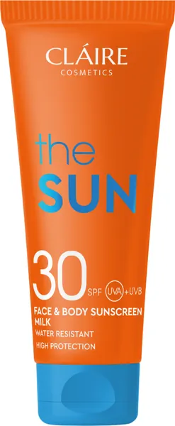 CLAIRE молочко увлажняющее водостойкое cолнцезащитное 30 spf 200мл