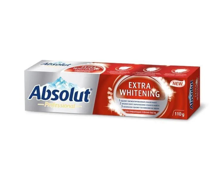 ABSOLUT Professional паста зубная extra whitening 110г