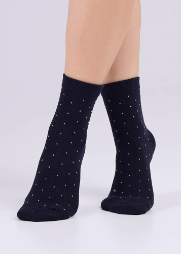 CLEVER носки женские L1002 market line т.синий р.23